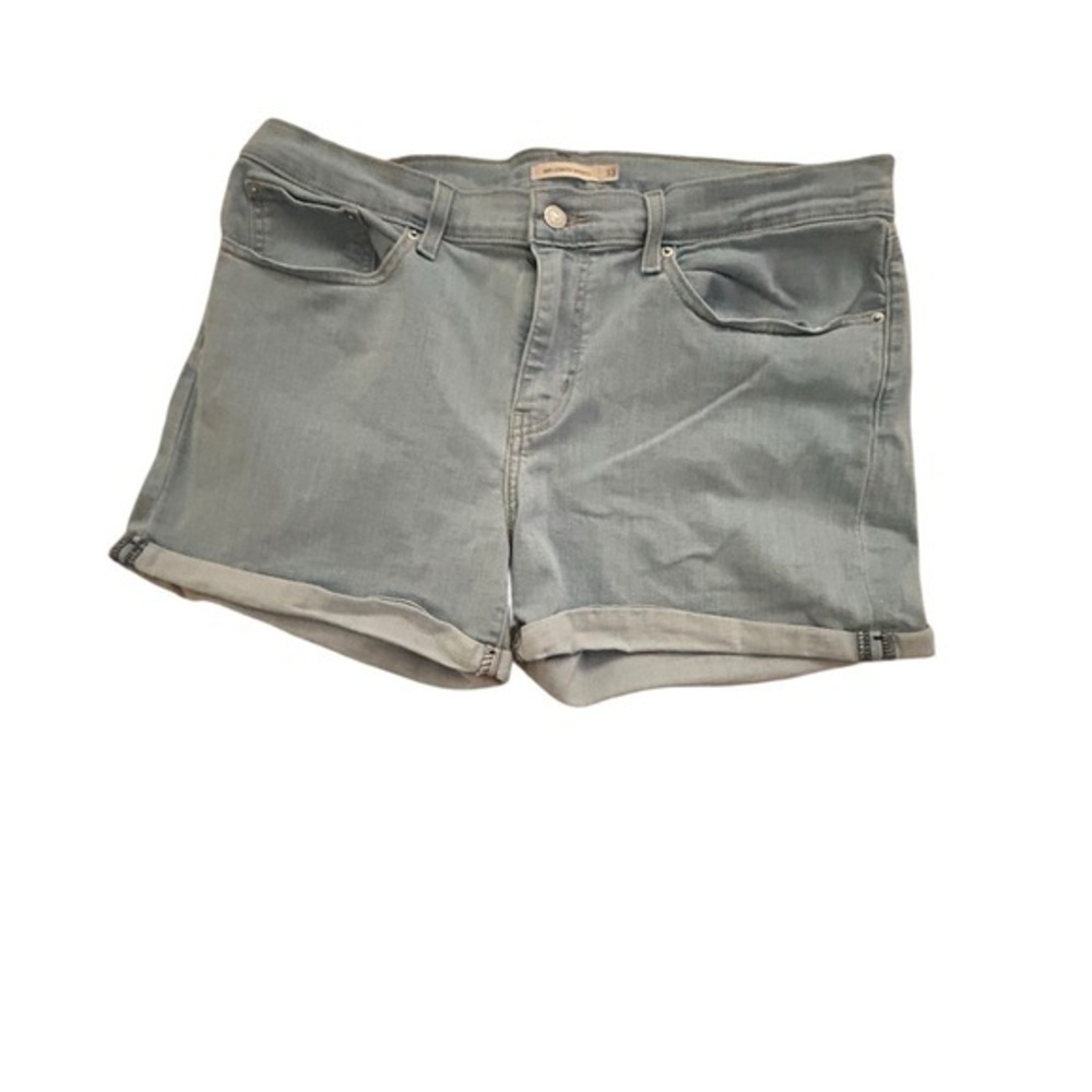 Levi's Light Blue Jean Shorts